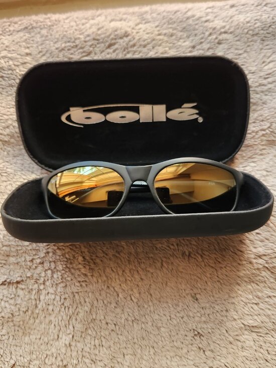 Ray-Ben Bausch & Lomb Lenses W2500 OMAS P S8 Black Sunglasses Gold Mirror Lenses main image 10